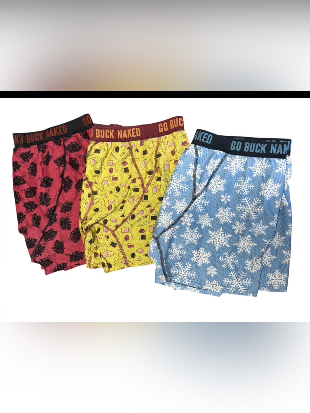 Duluth Trading Co Men's Buck Naked Boxer Briefs 3-Pair SZ 2XL